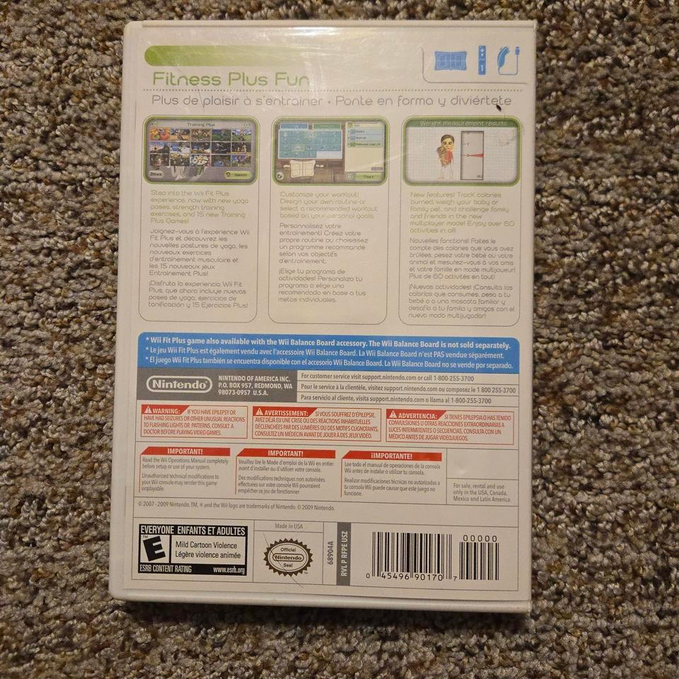 Wii Fit Plus Game Gaming 8dac 3