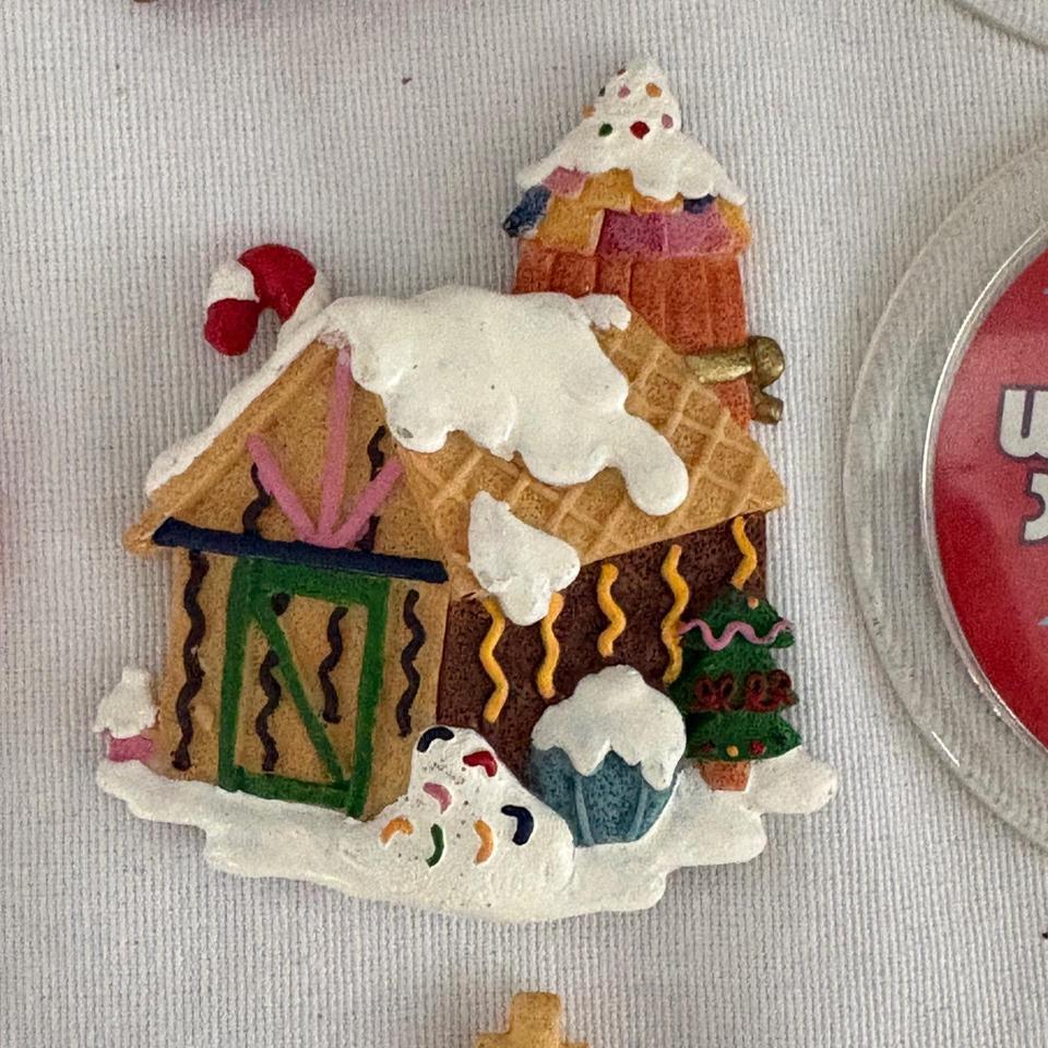 Vintage Christmas Refrigerator Magnet Lot 0bdb 8