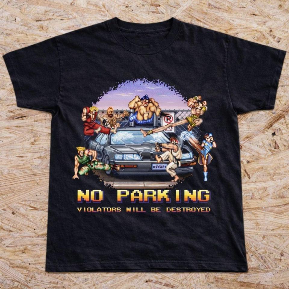 Y2k Arcade Fighter Graphic Tee A957