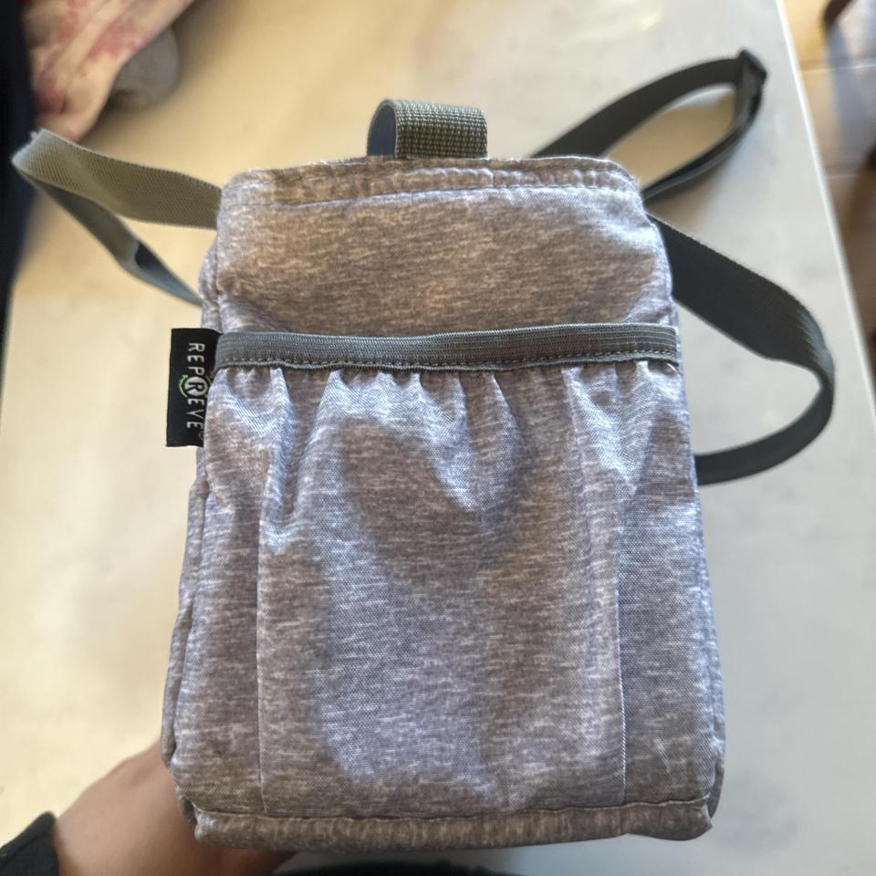 Grey And Silver Igloo Crossbody 3