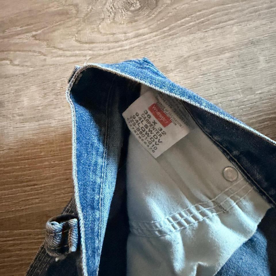 Vintage Wrangler Carpenter Blue Denim 2f3c 5