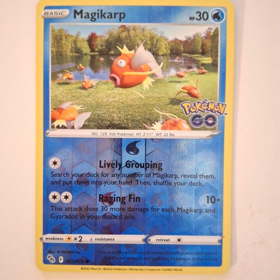 2022 Pokemon Card Magikarp Pokemon