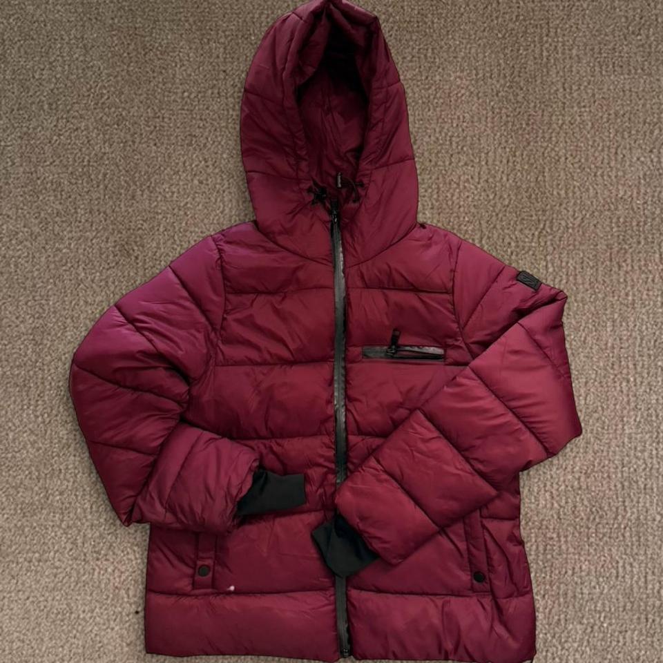 Steve Madden Burgundy Puffer Jacket A9c2