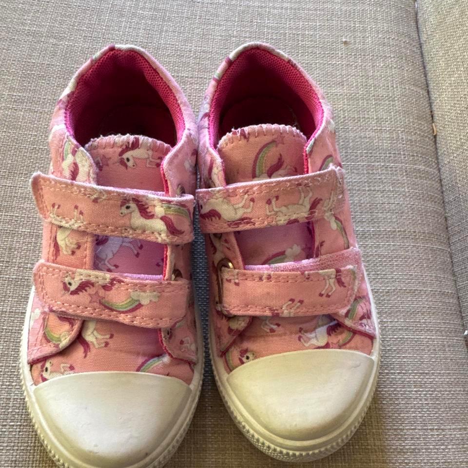 Pink Unicorn Sneakers With Velcro 8422 2
