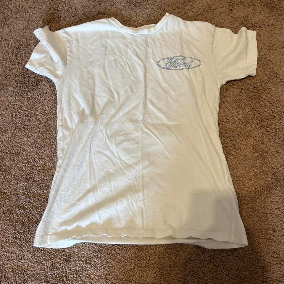 White Ford Bronco Baby Tee 3b2f