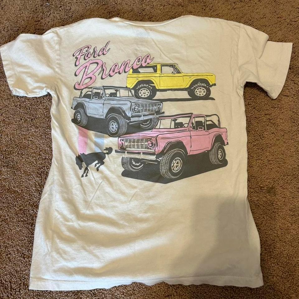White Ford Bronco Baby Tee 3b2f 3