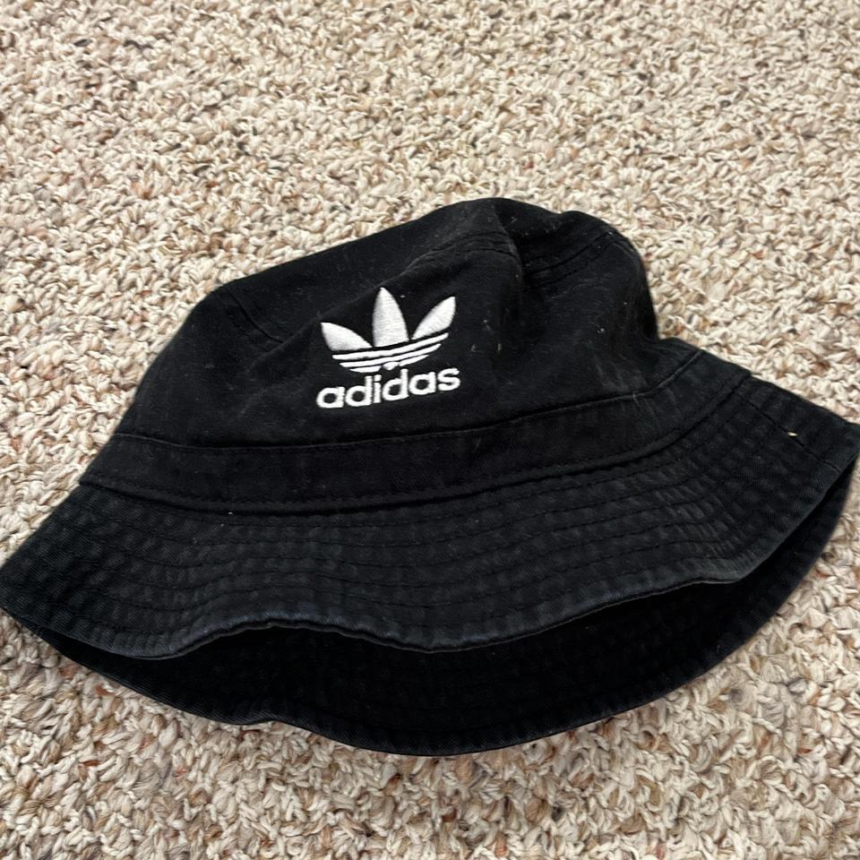 Black Adidas Bucket Hat With Dded