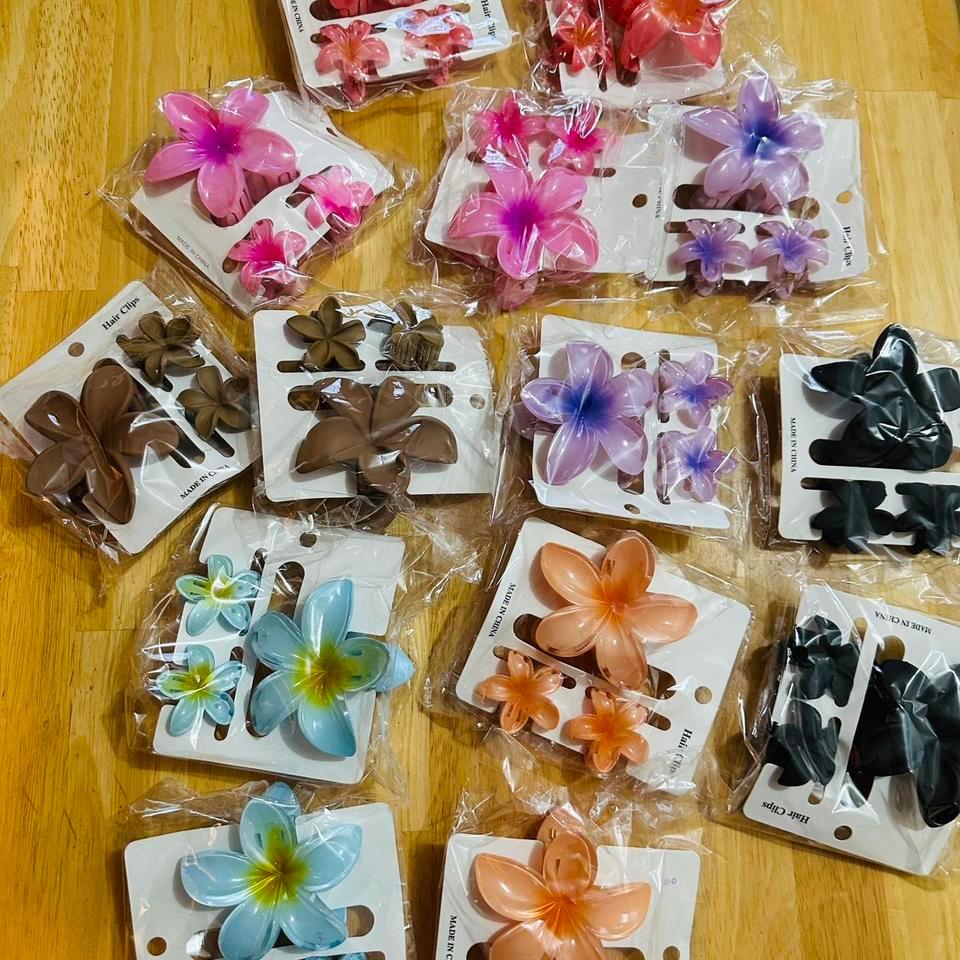 Floral Flower Hair Clips Set 83c0