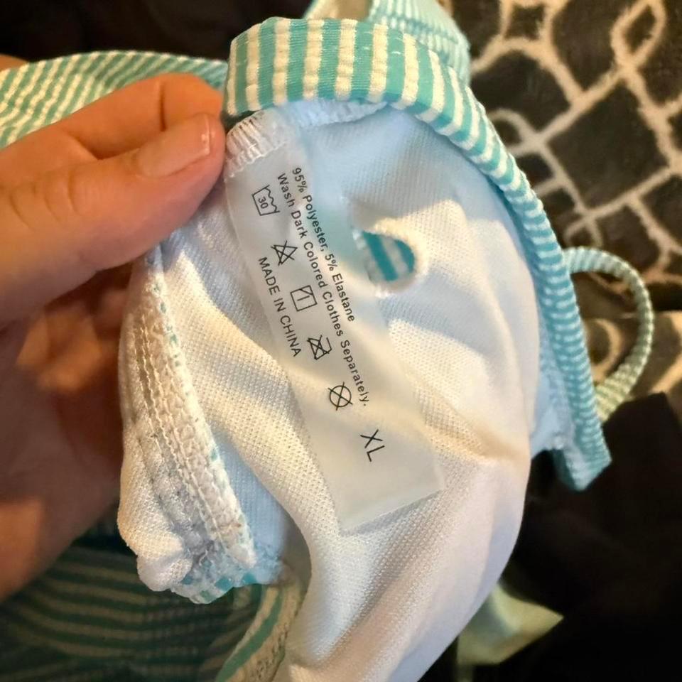 Shein Blue And White Striped 78cf 3
