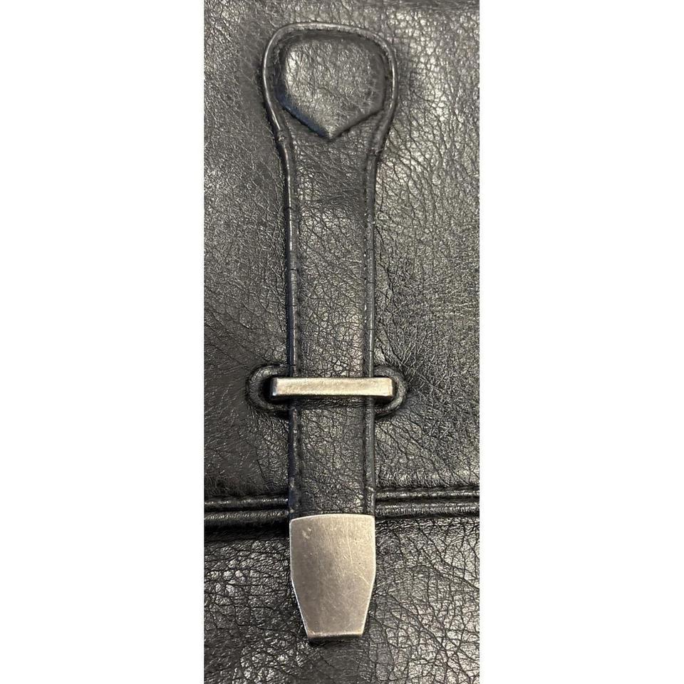 Buxton Black Leather Commuter Computer 0a16 7