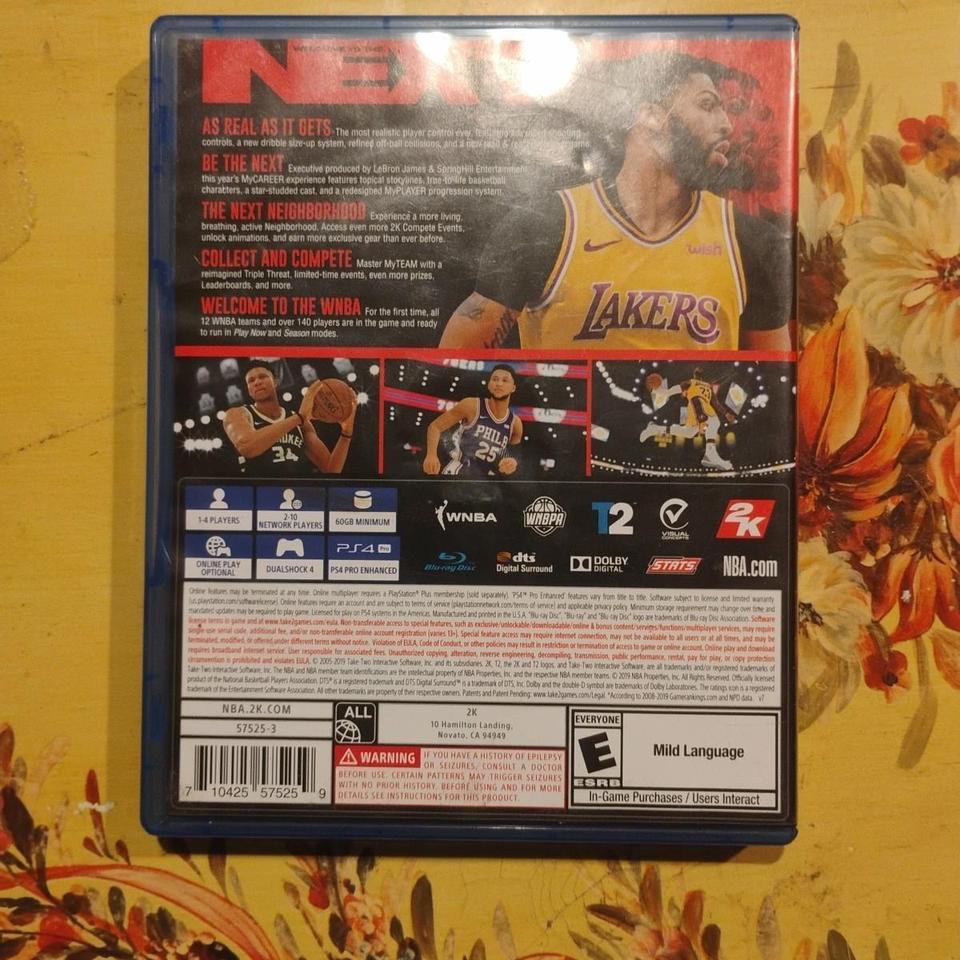 Nba 2k20 Sony Playstation 4 2746 2