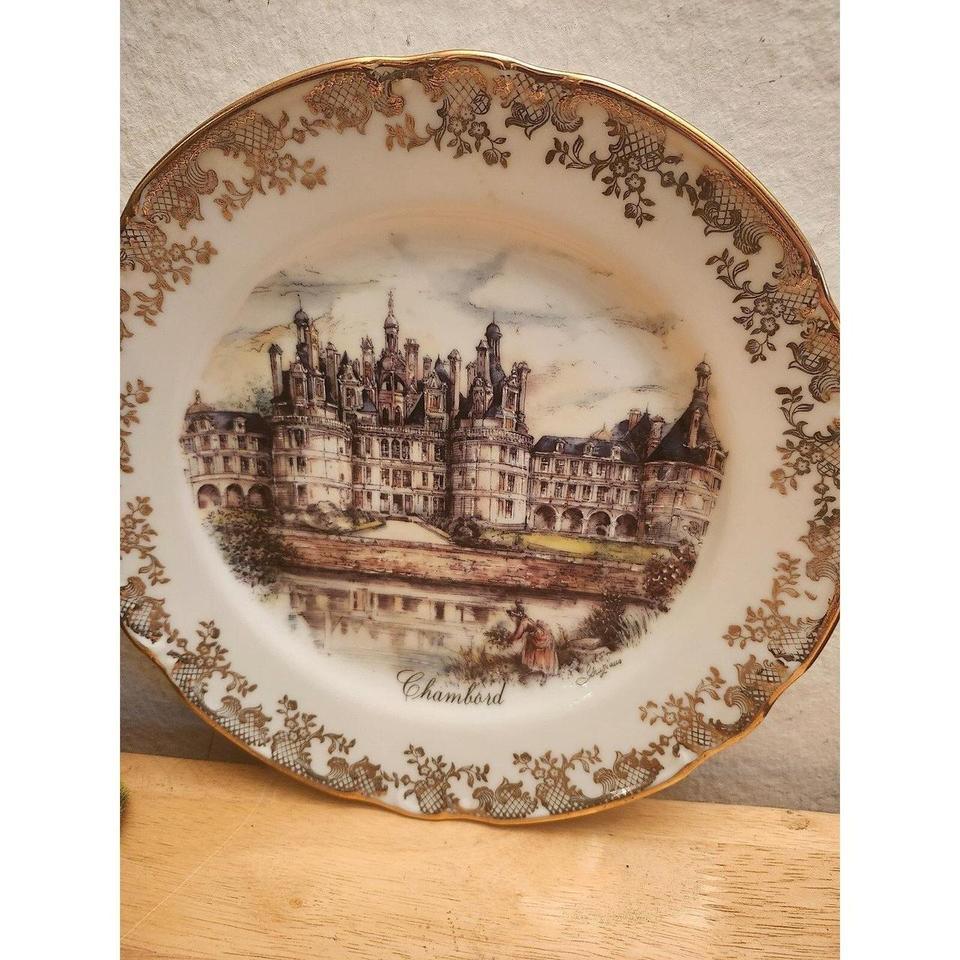 France Porcelain Chateau Chambord Hand 9ed3 2