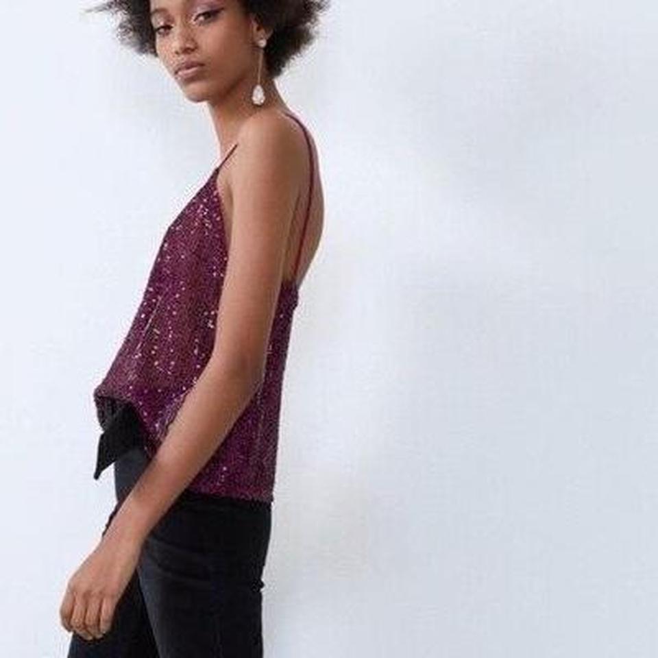 Zara Sparkly N Strappy V 6