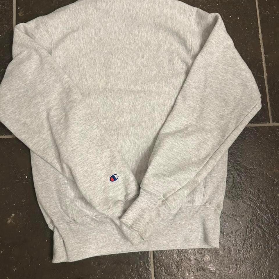 Champion Grey Illinois Crewneck Sweatshirt 2110 4