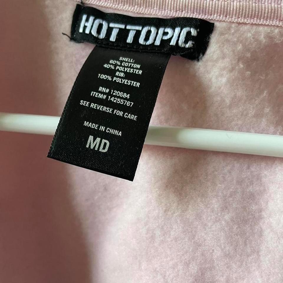 Hot Topic Strawberry Milk Zip E704 3