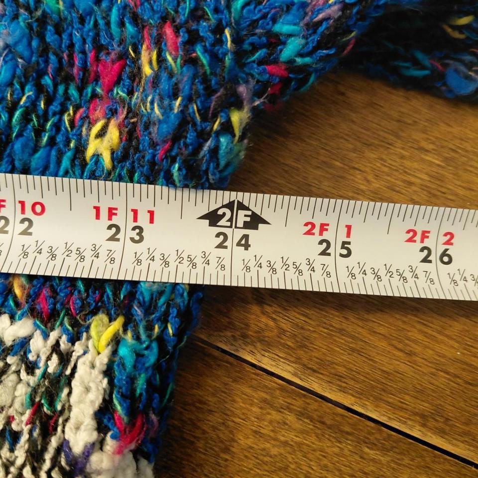 Vintage Concrete Mix Knit Sweater 106e 5