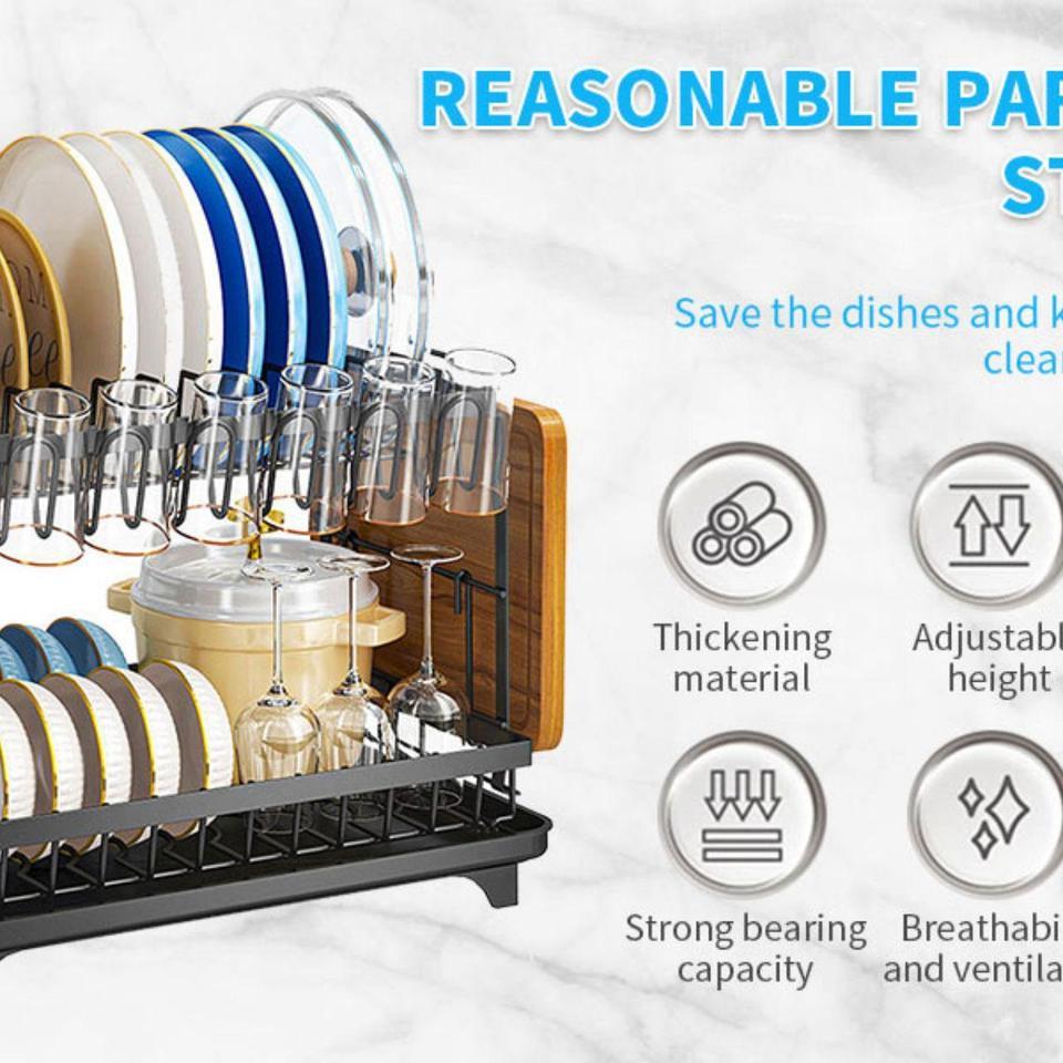 2 Tier Dish Drying Rack 4eae 3