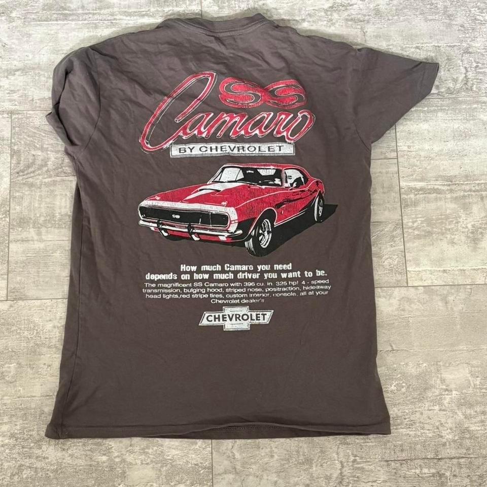 Chevrolet Camaro Ss Brown T Shirt 7475 2