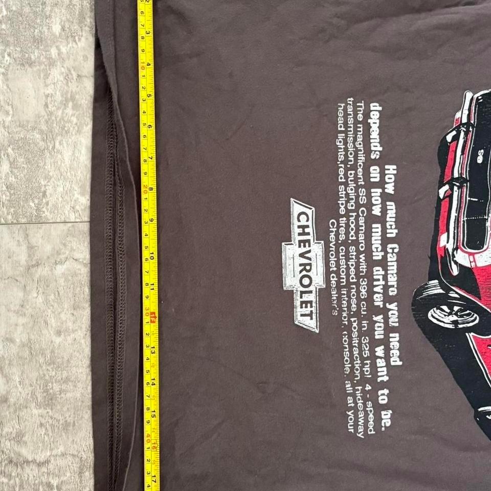 Chevrolet Camaro Ss Brown T Shirt 7475 5