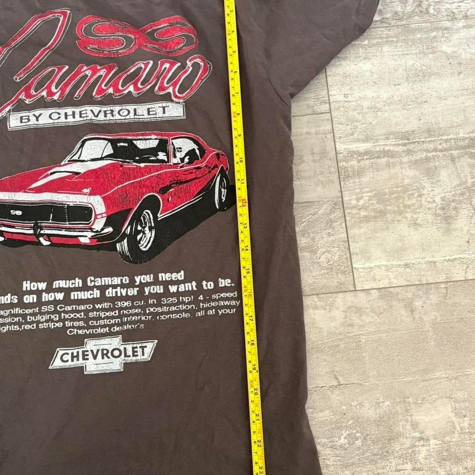 Chevrolet Camaro Ss Brown T Shirt 7475 4