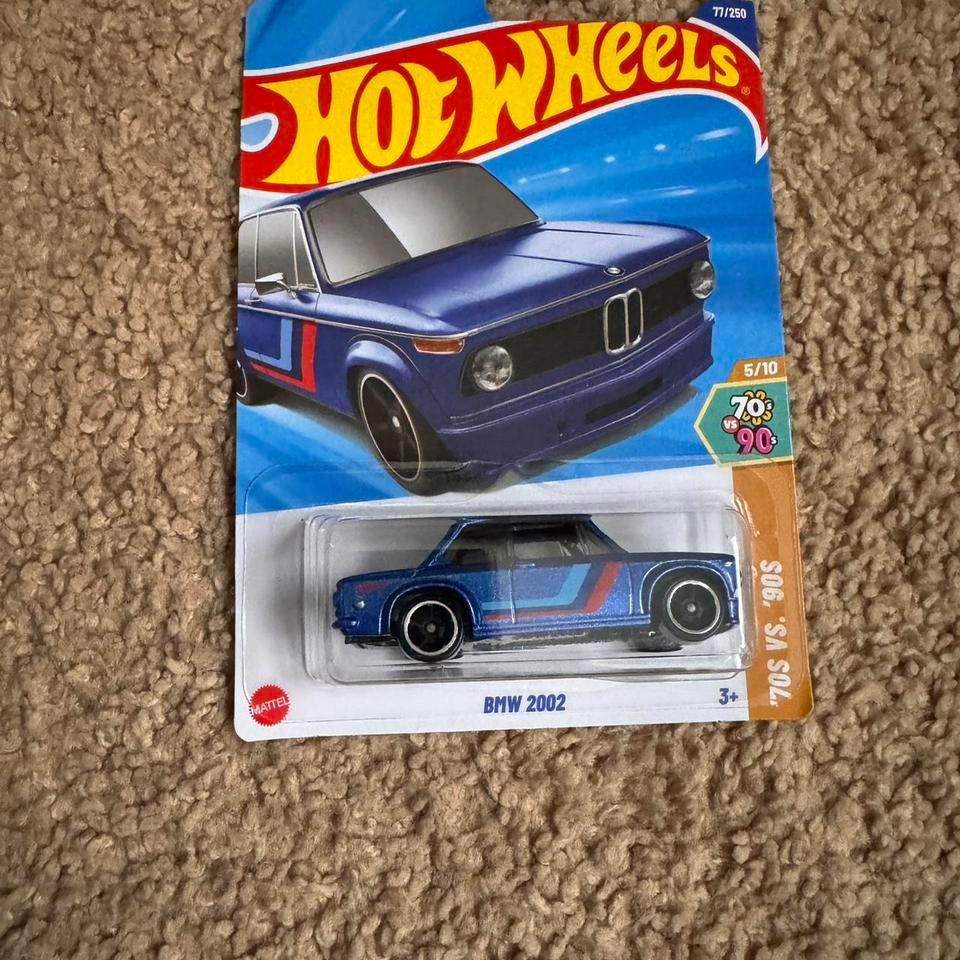 Blue Hot Wheels Bmw 2002