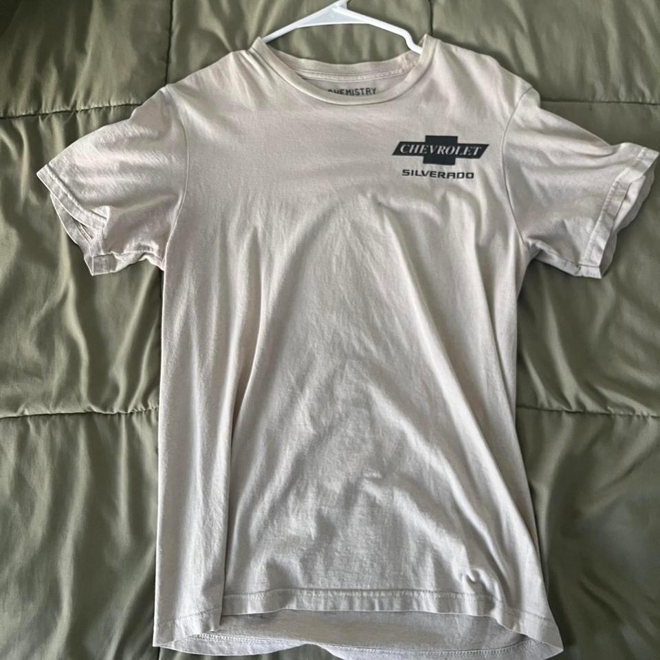 Beige Chevrolet Silverado T Shirt Streetwear