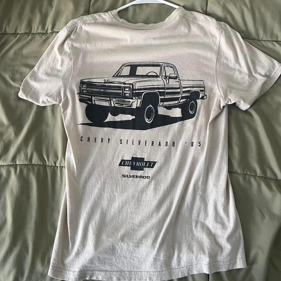 Beige Chevrolet Silverado T Shirt Streetwear 4