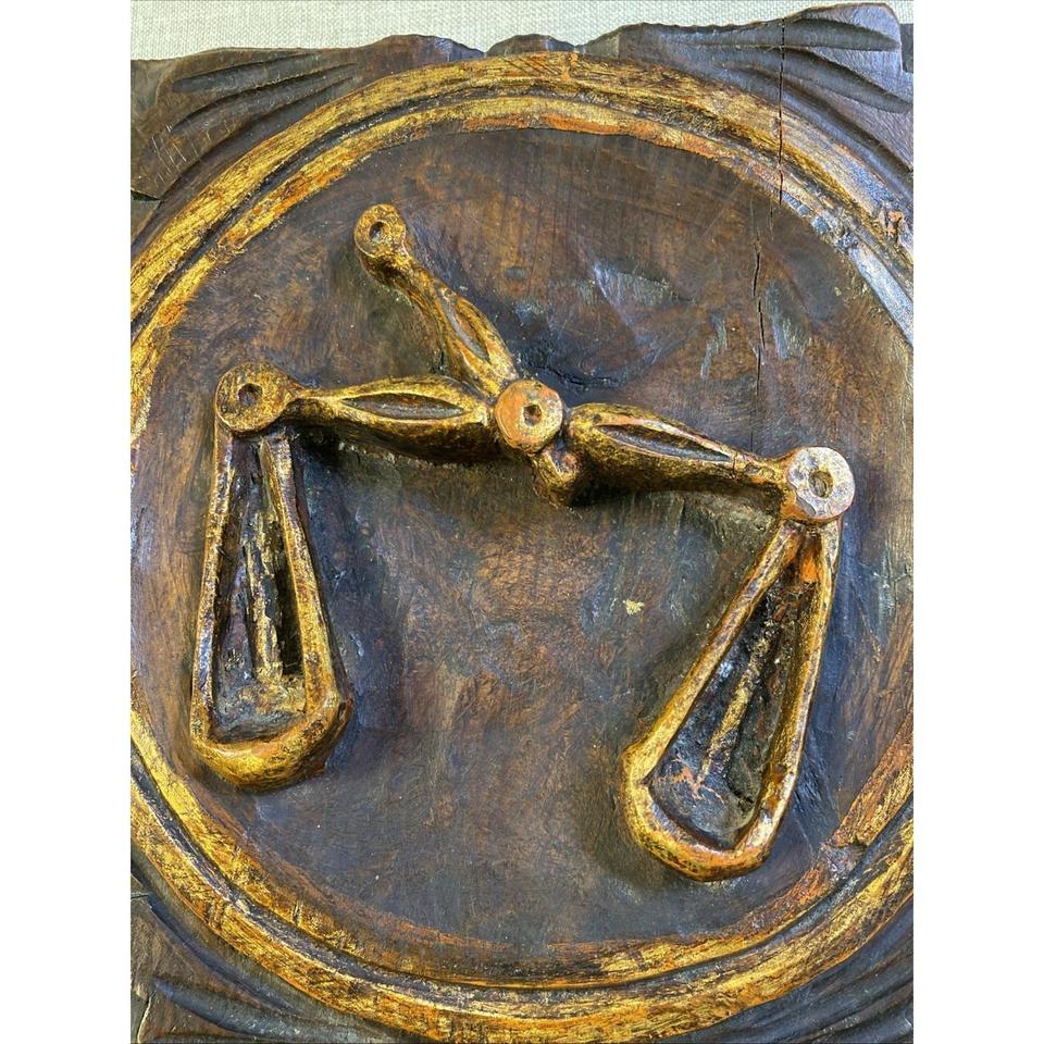 Gothic Vintage Hand Carved Astrology 33ab 2