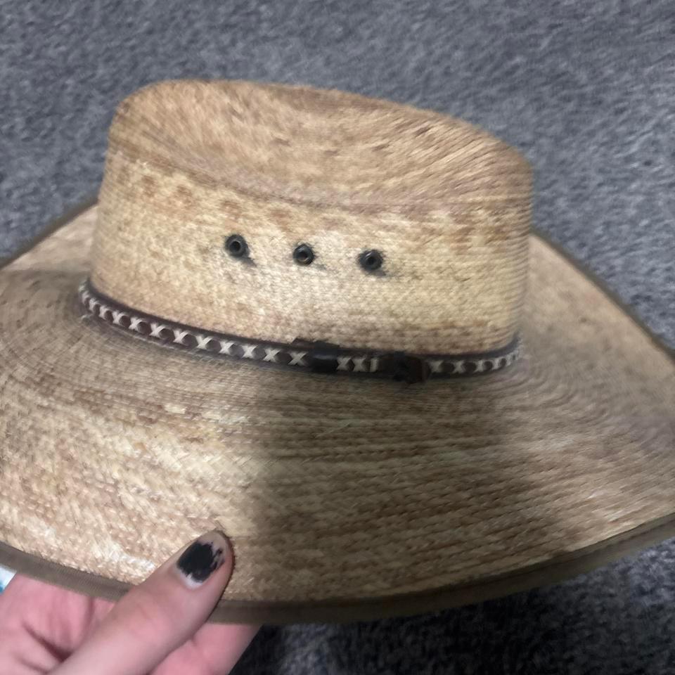 Natural Straw Cowboy Hat With 9101 2
