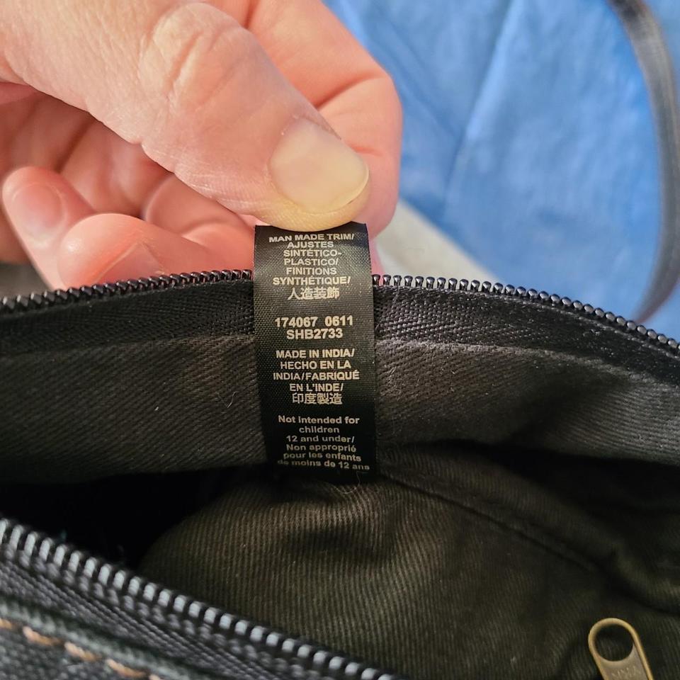 Vintage Fossil Black Crossbody Bag 377b 7