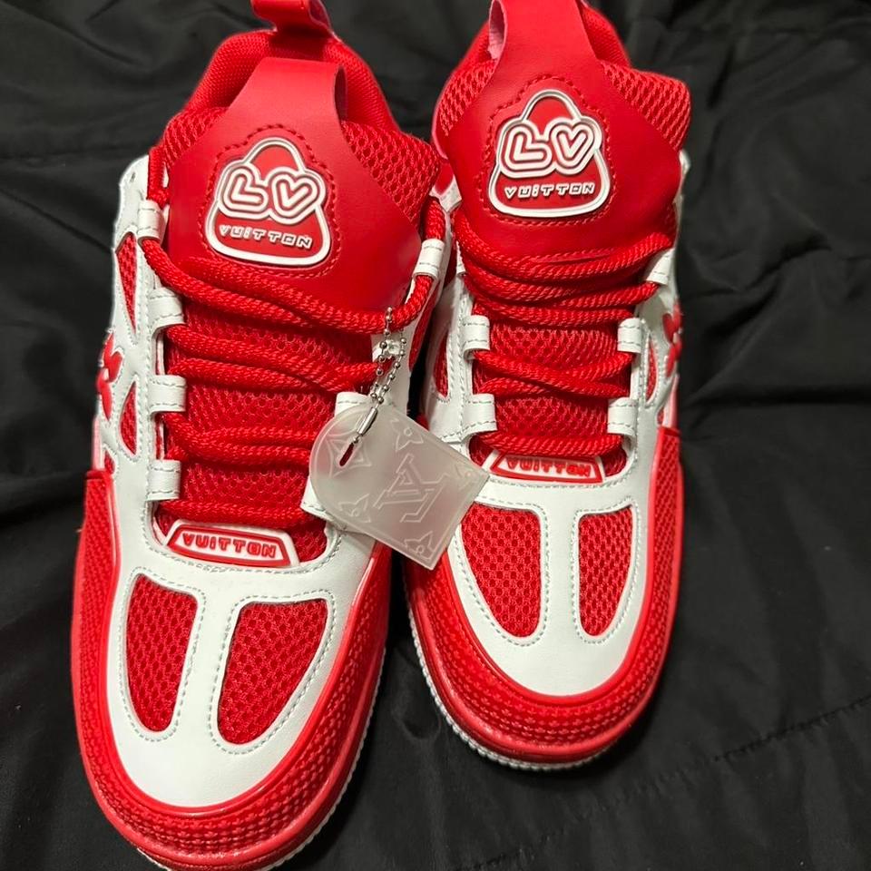 Louis Vuitton Red Trainers Size 92ce