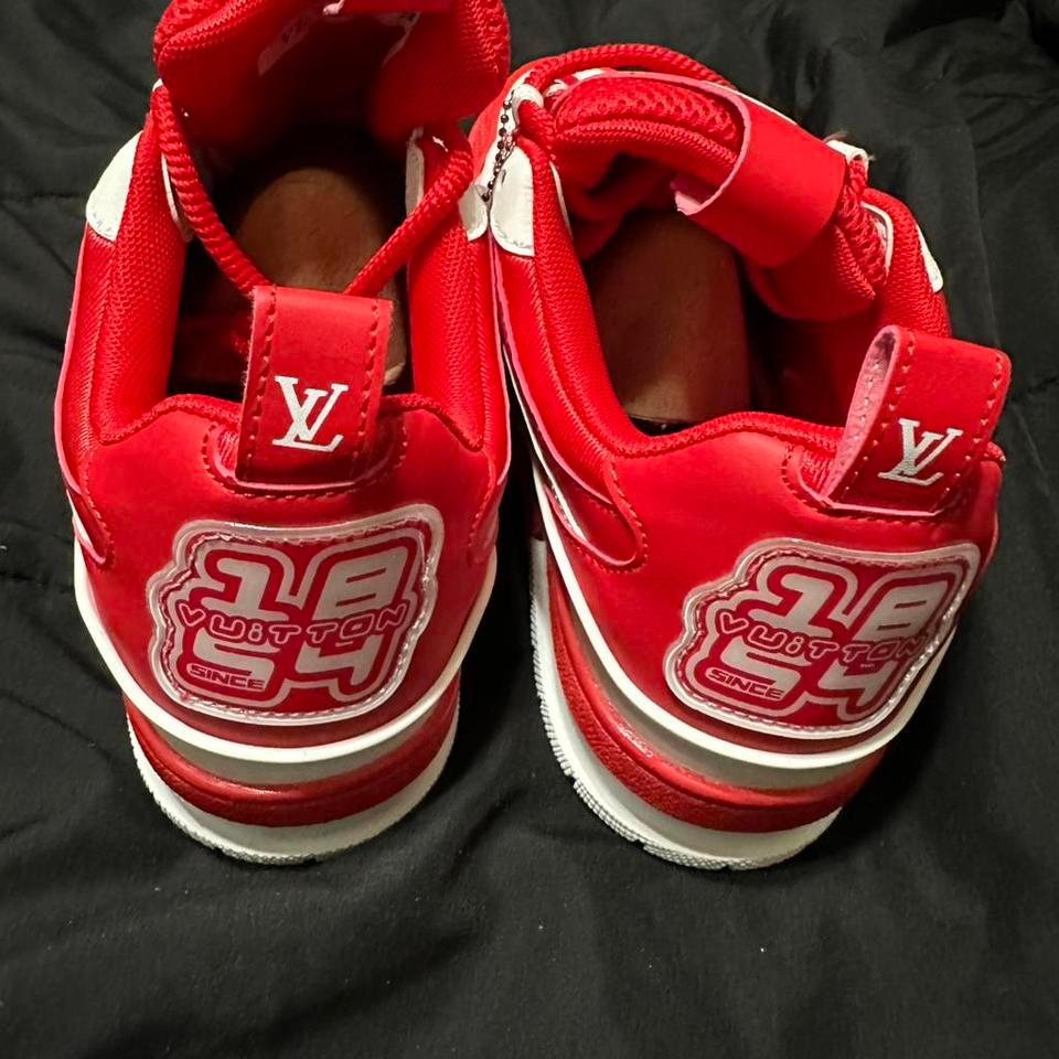 Louis Vuitton Red Trainers Size 92ce 3