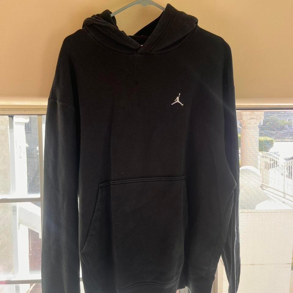 Jordan Black Hoodie With White 3809