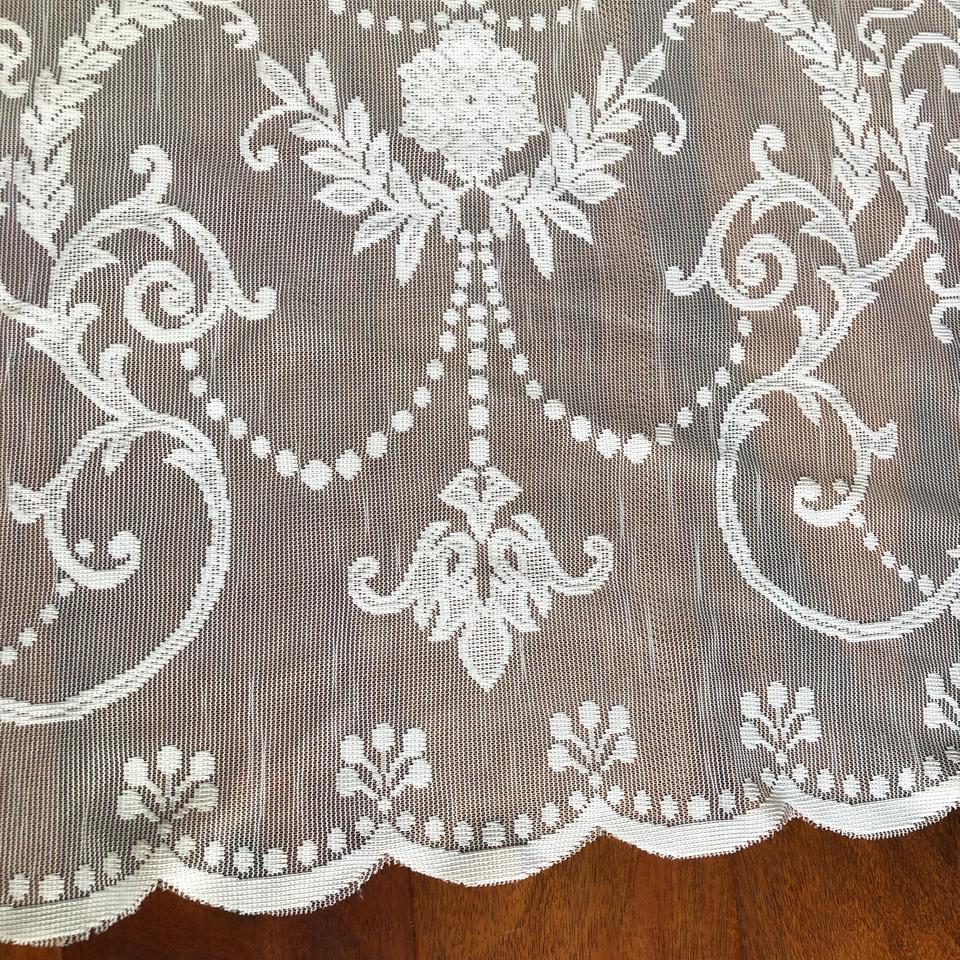 Set Of 3 Lace Curtains 875f 6