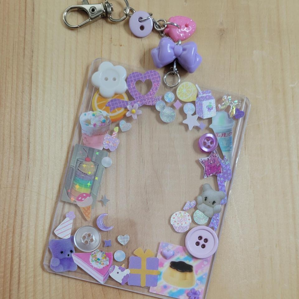 Purple Themed Photocard Toploader Be67