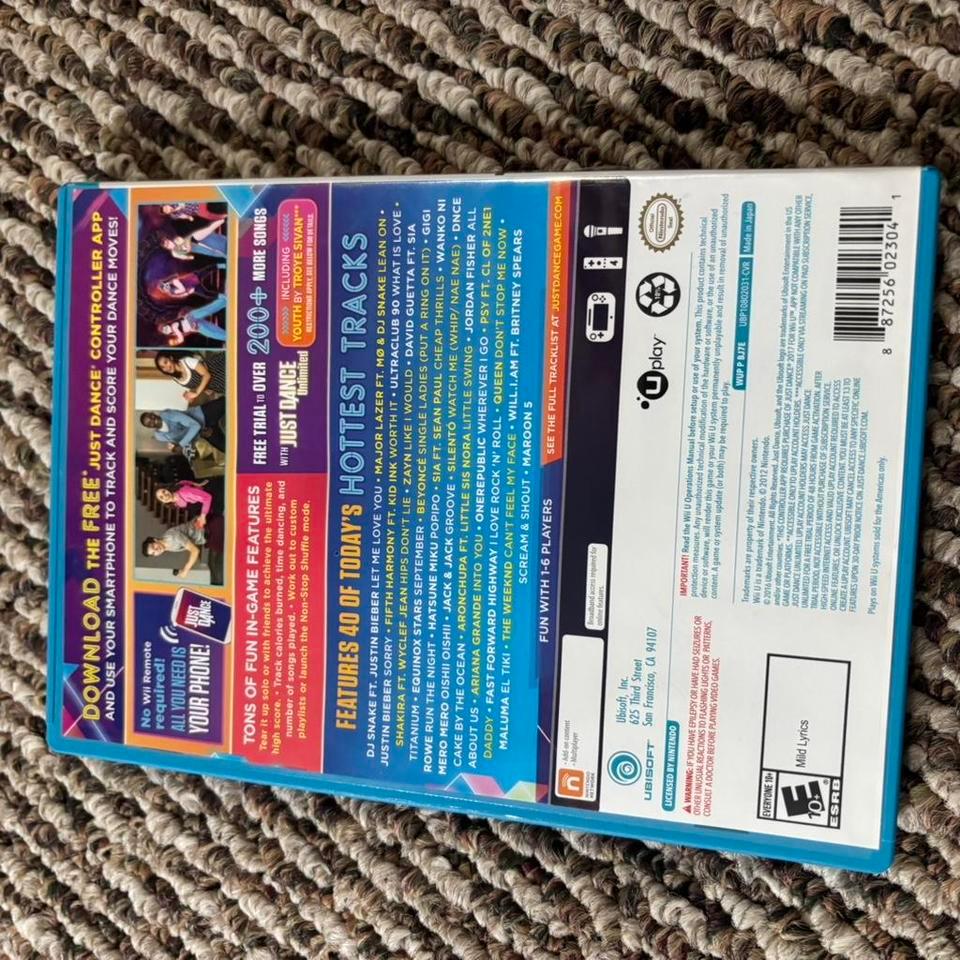 Just Dance 2017 Nintendo Wii B3d4 2