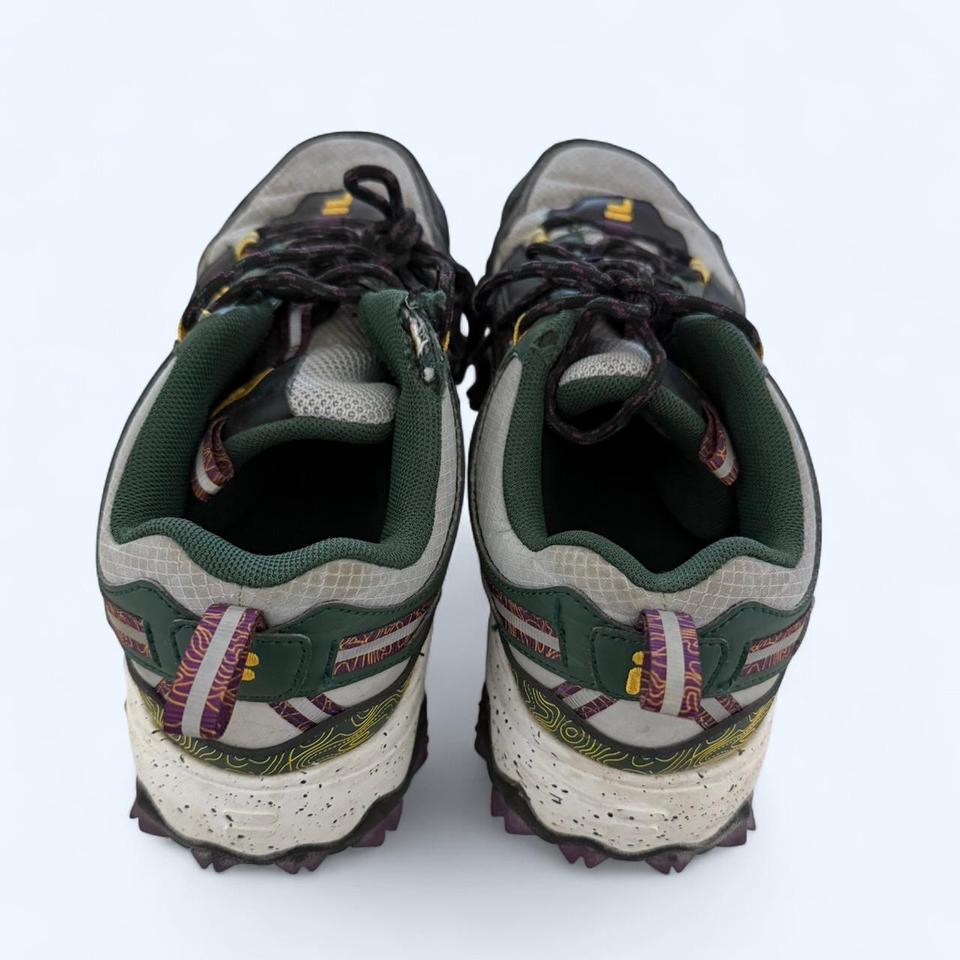 Fila Green And Grey Trainers 2