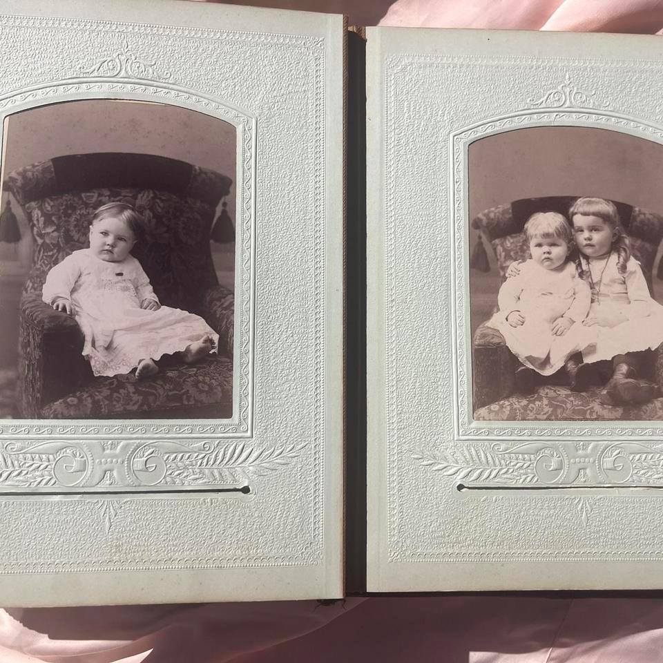 Antique 1880s Victorian Photo Album 8
