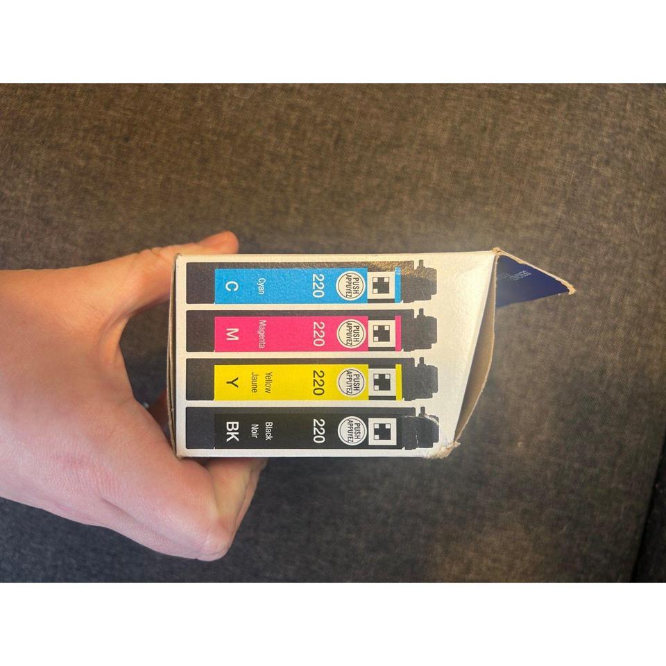 Genuine Oem Epson 220 Durabrite 5ae8 3