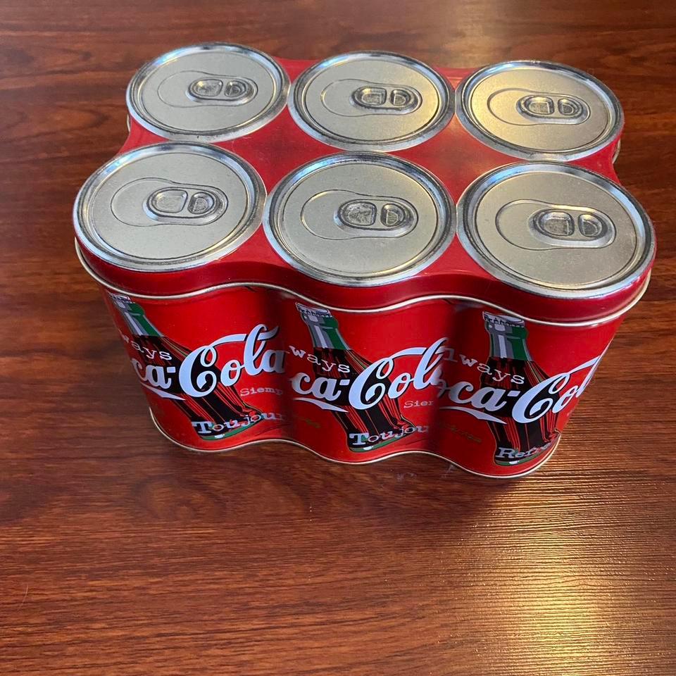 Coca Cola Six Pack Metal Tin 4480
