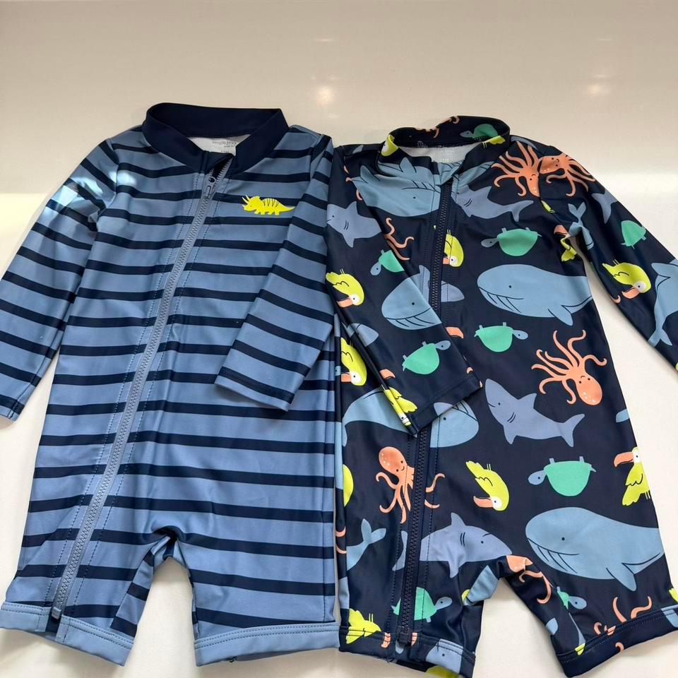 Carters Baby Boy Sunsuit Bundle