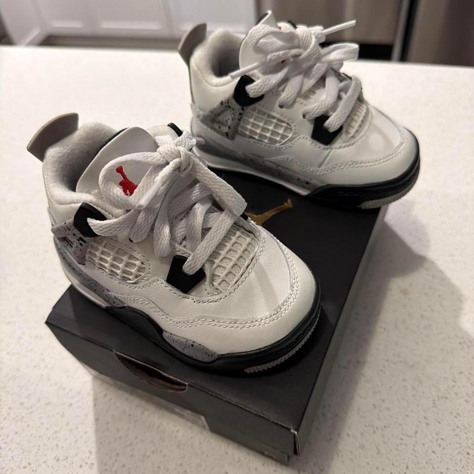Jordan 4 White Trainers Size 6874 2