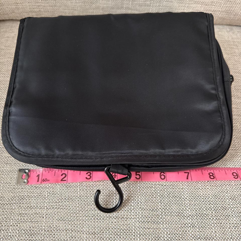 Black Double Zippered Makeup Bag 5ed9 2