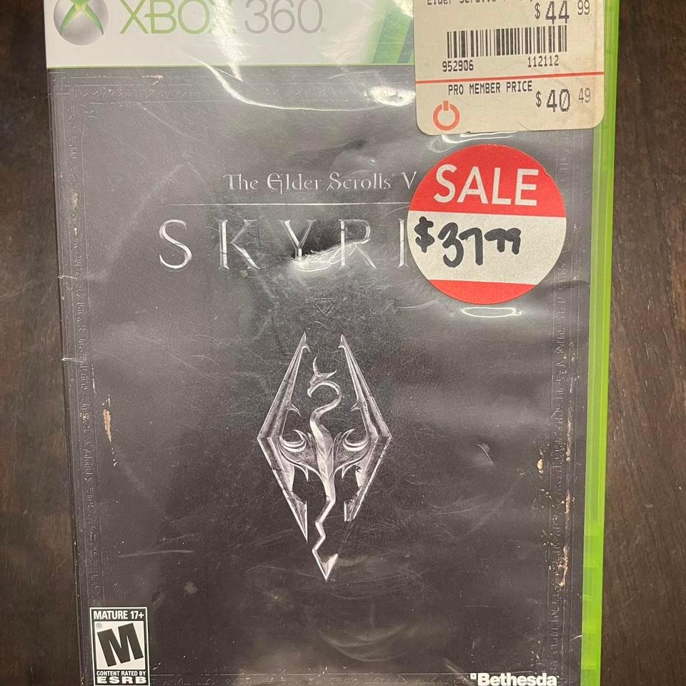 Skyrim Video Game Xbox 360 5dcb