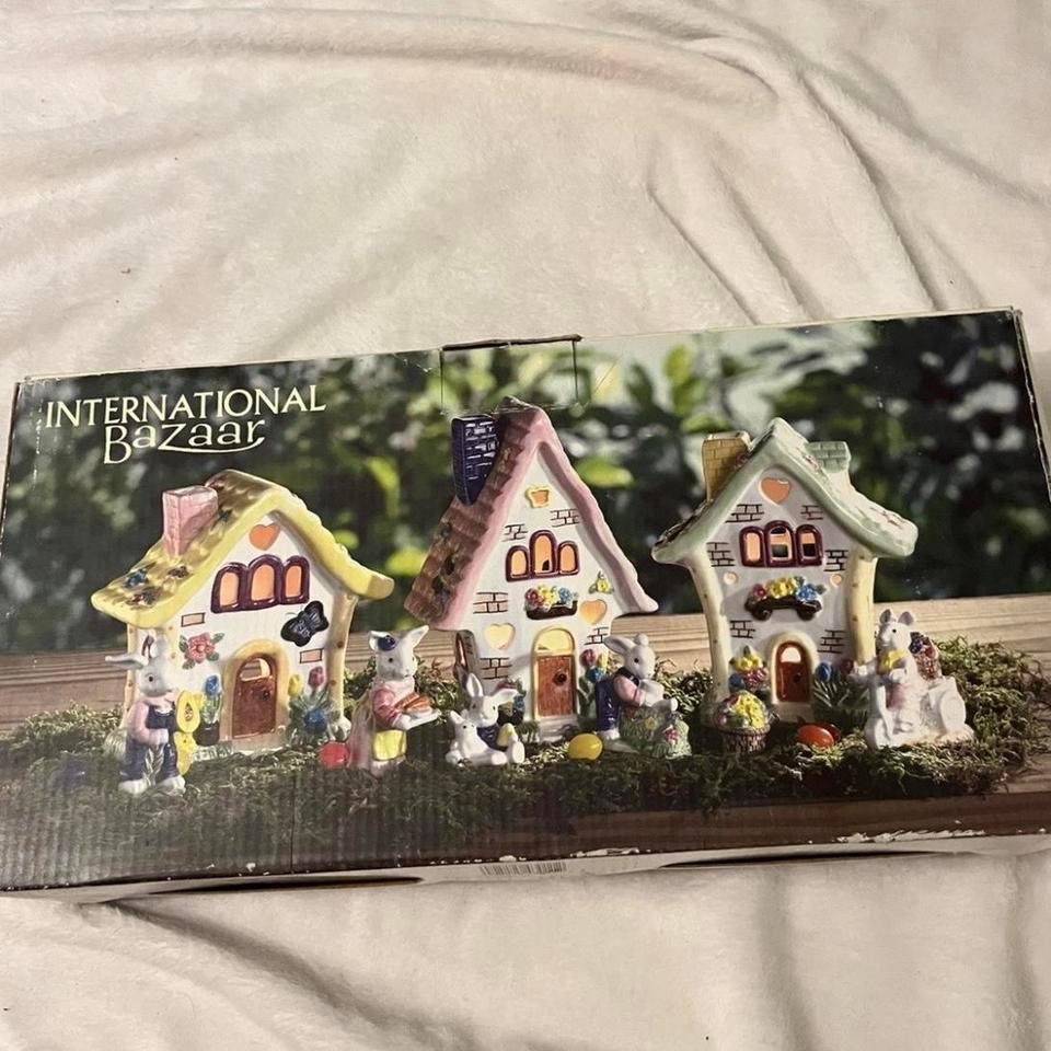 International Bazaar Ceramic Houses With 9288