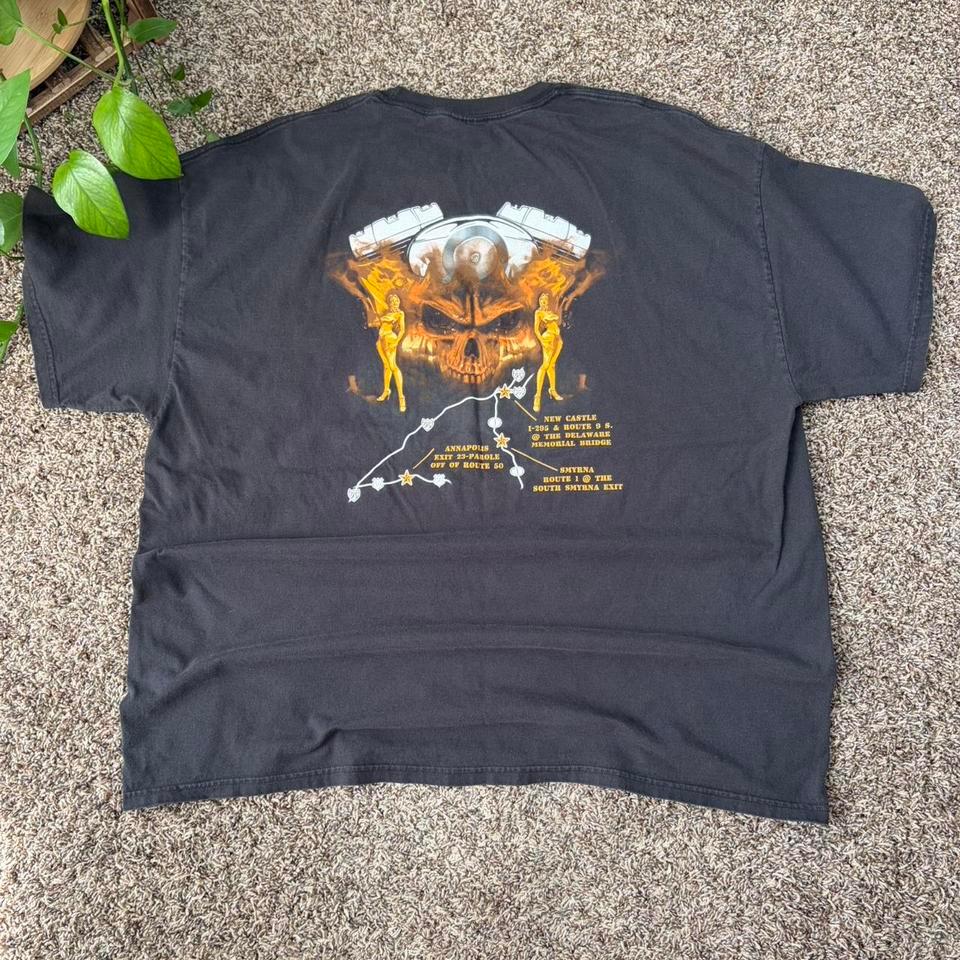 Vintage 90s Bike Week Skull 1927 2