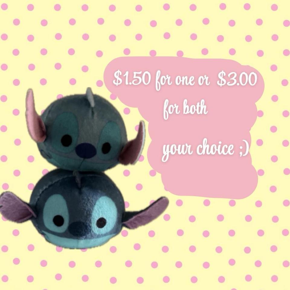 Disney Stitch Tsum Tsum Plushies 261f