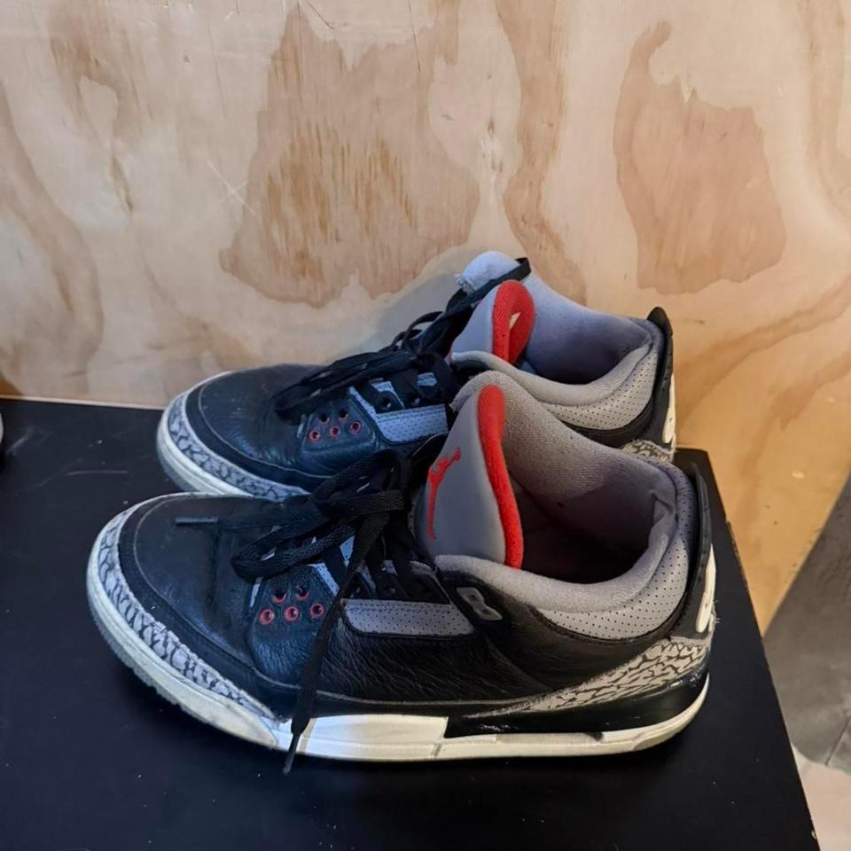 Black Cement Jordan 3s Worn Bd6c 2