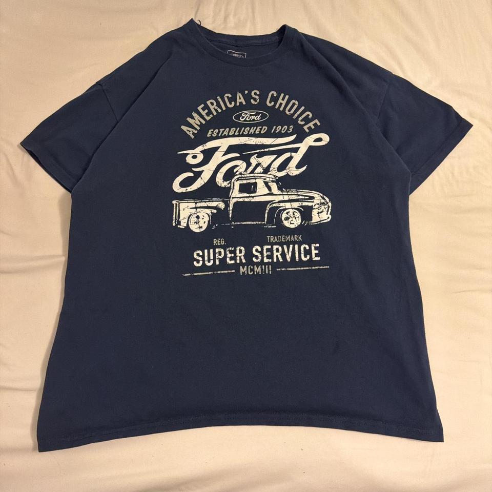 Navy Blue Vintage Ford Truck A506