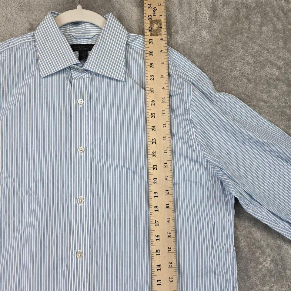 Express Shirt Mens Large Blue 5387 7